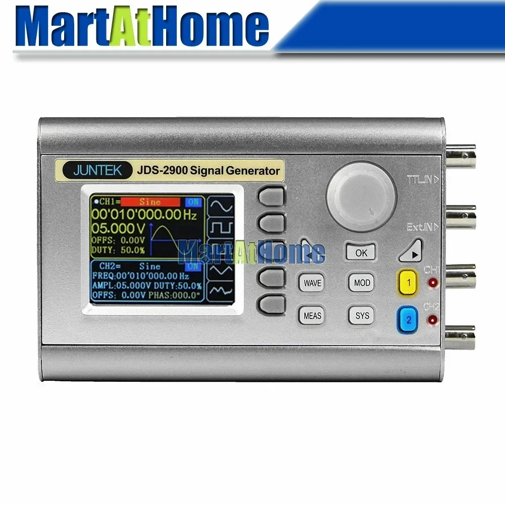 Dual Channel Arbitrary Waveform Function Generator 60Mhz - مولد إشارات رقمي ثنائي القناة DDS،